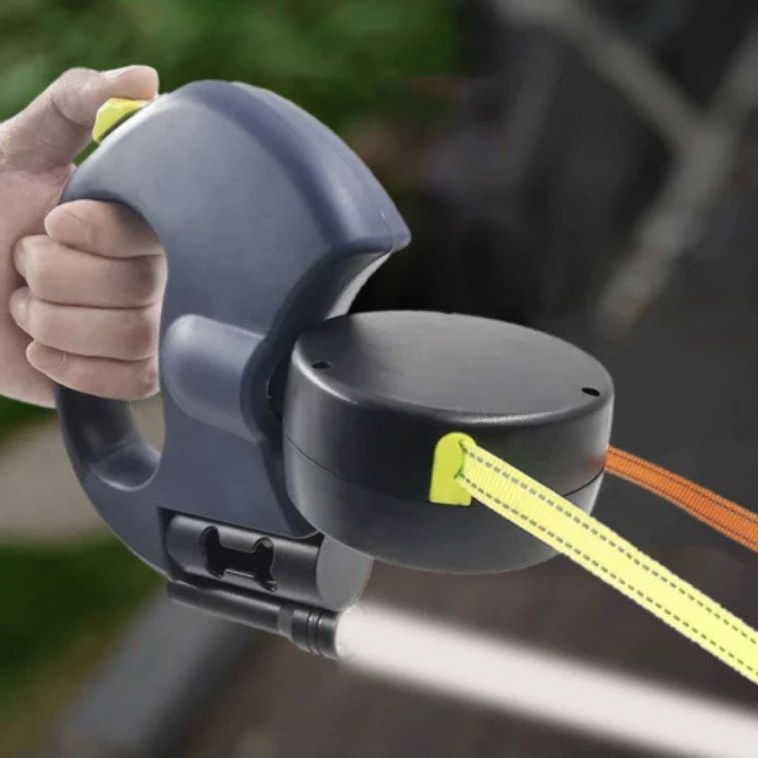 DuoLeash™ – Correa retráctil doble con luz LED - Hipnotelia