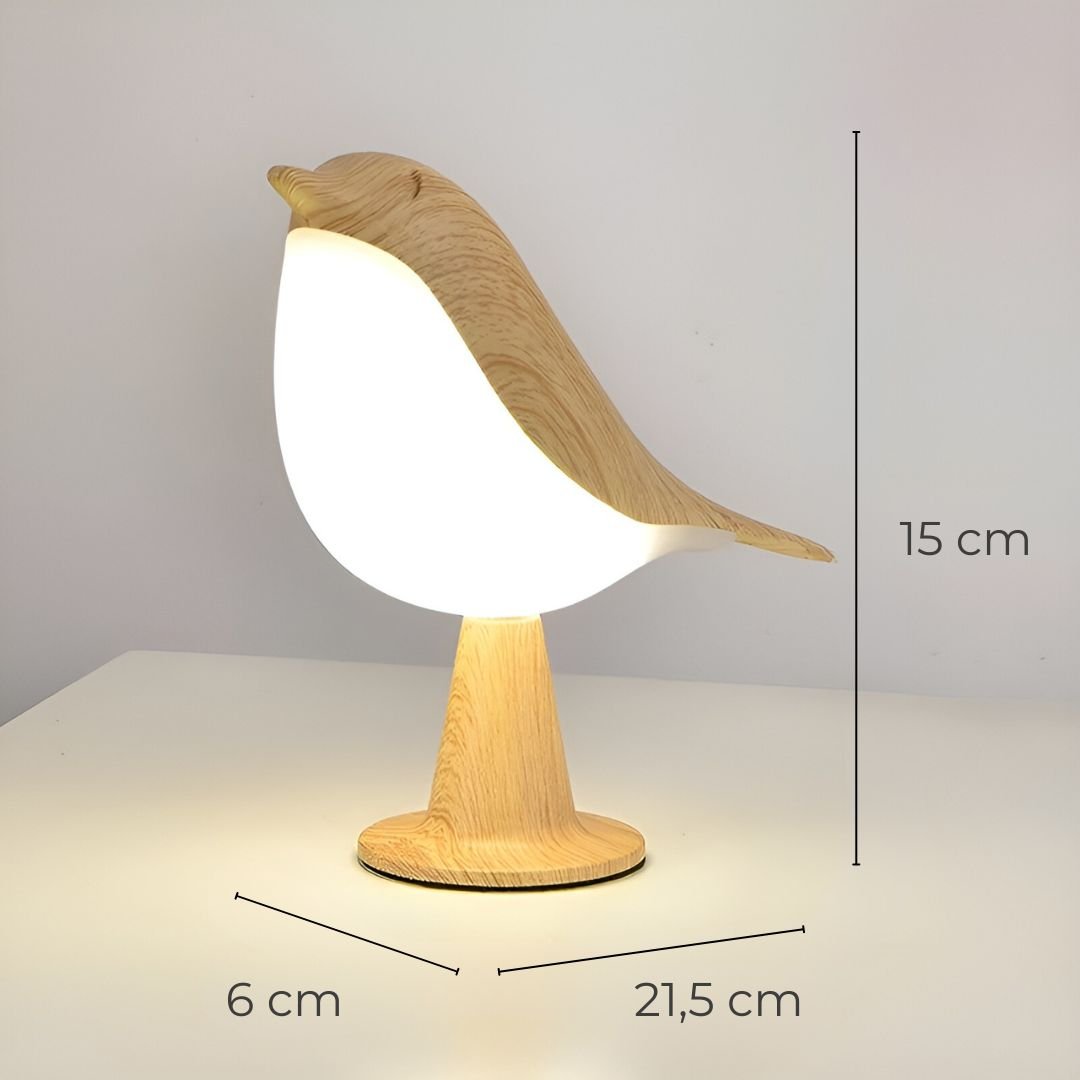 Lámpara de noche con diseño de pájaro - Hipnotelia