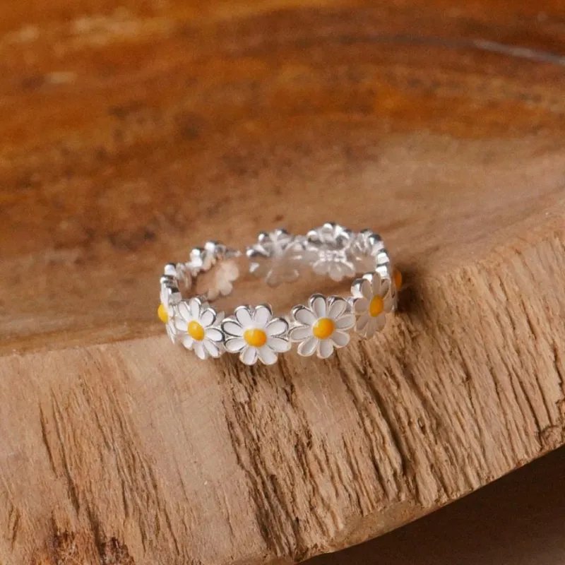 Anillo de margaritas vintage - Hipnotelia