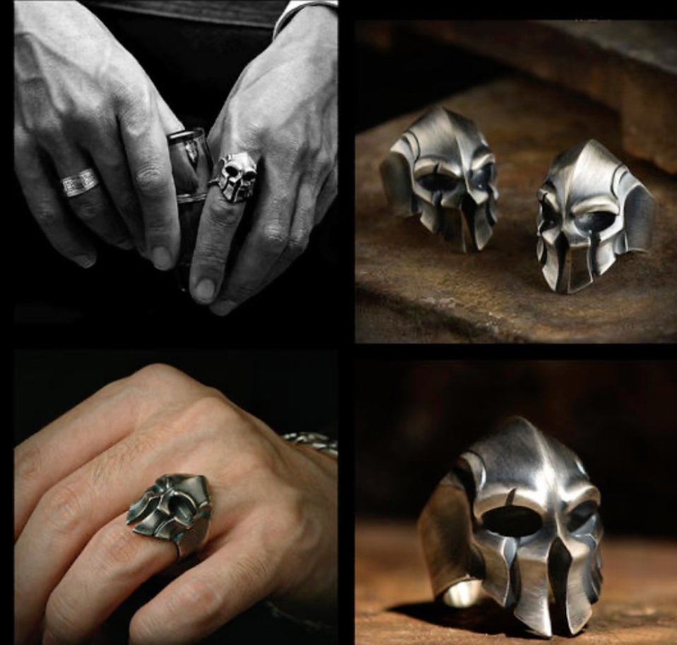 Anillo guerrero de Esparta