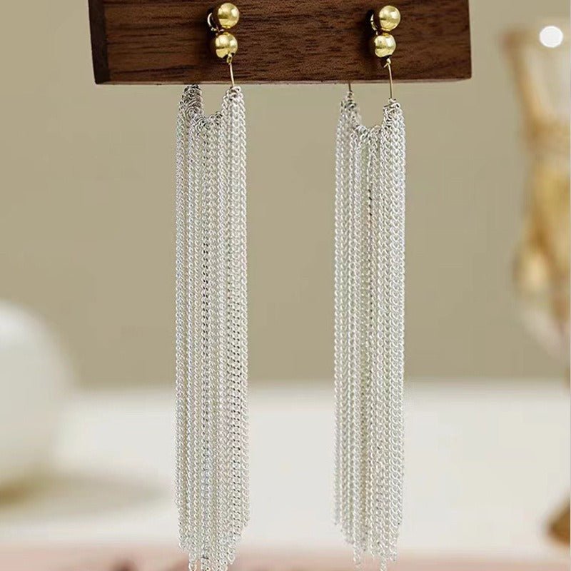 Aretes de cadenas largas - Hipnotelia