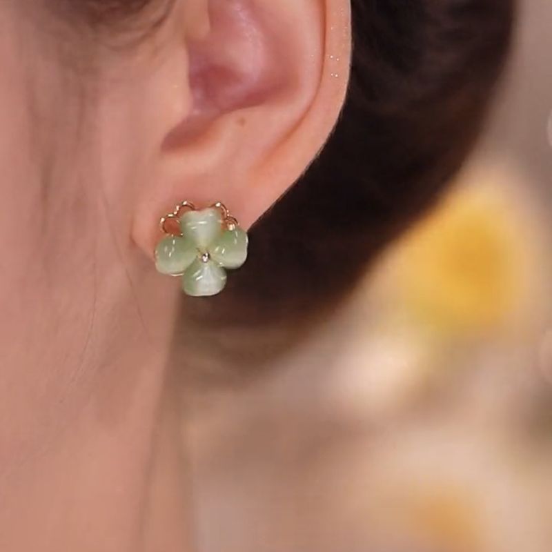 Aretes de trébol giratorios - Hipnotelia