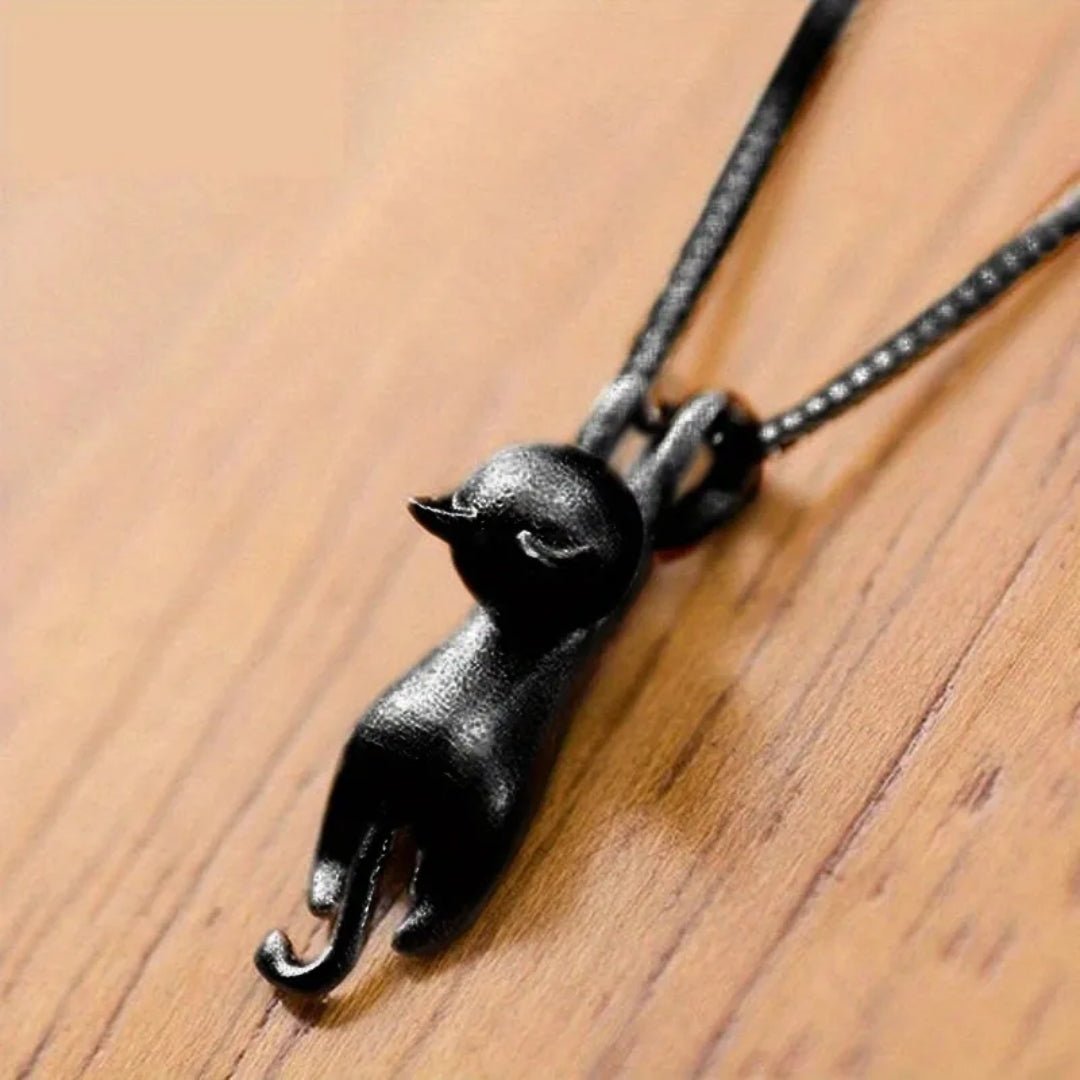 Collar vintage de gatito negro - Hipnotelia
