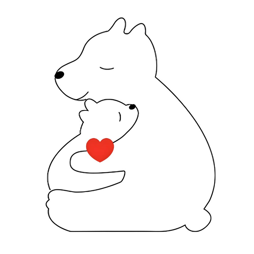 Familia de osos de madera - Hipnotelia