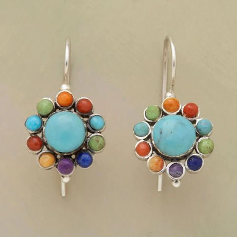 Pendientes redondos multicolor - Hipnotelia