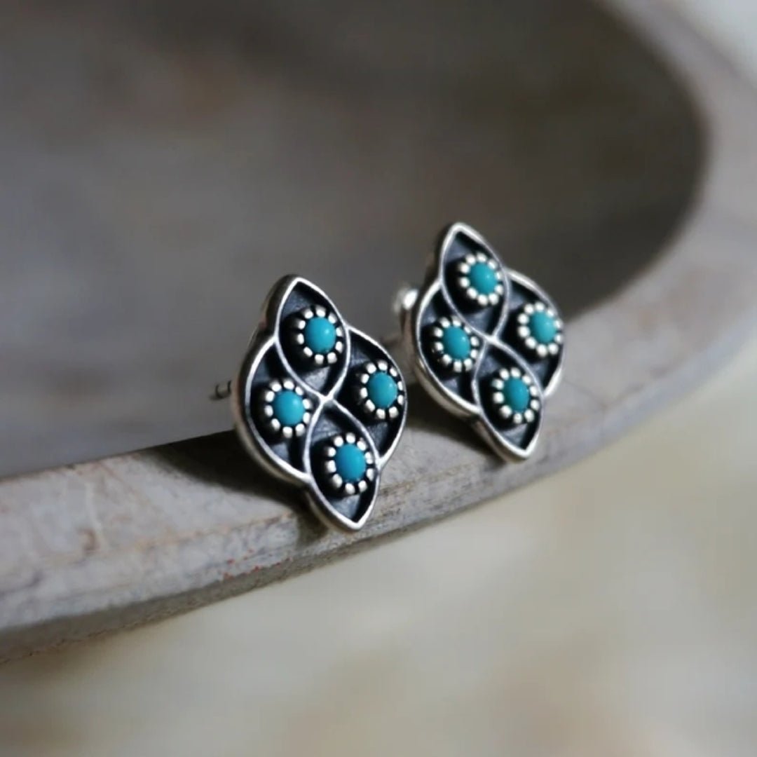 Pendientes vintage turquesa - Hipnotelia
