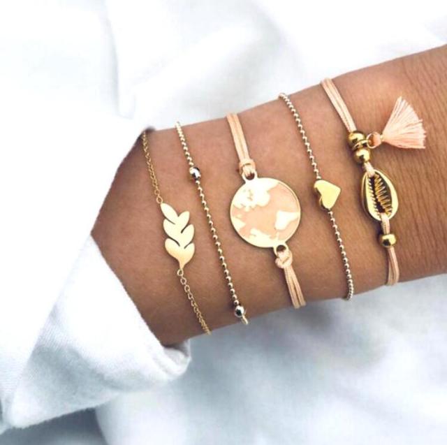 Set de 5 pulseras únicas - Hipnotelia