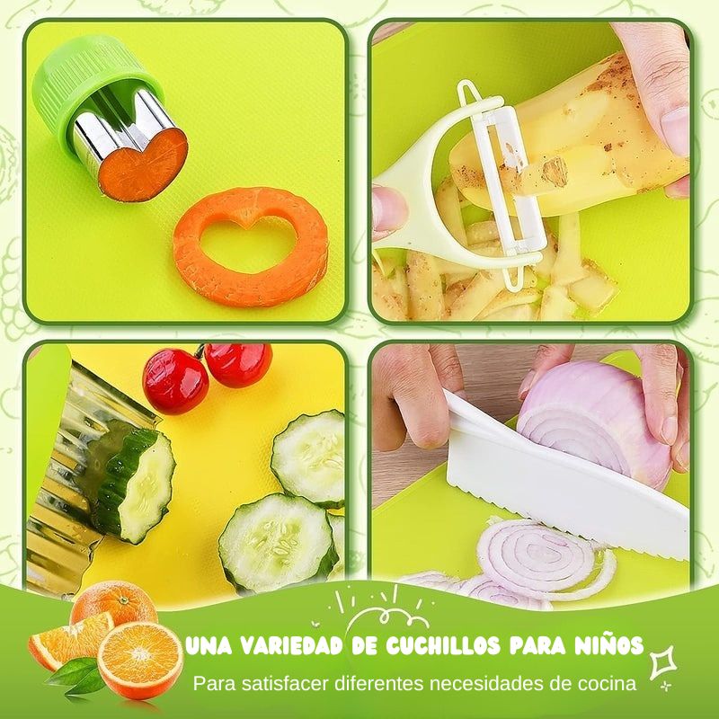 Utensilios de cocina Montessori - Hipnotelia
