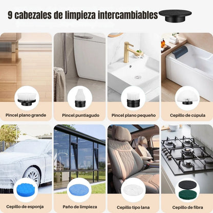 Cepillo Eléctrico Giratorio Multifuncion - Hipnotelia