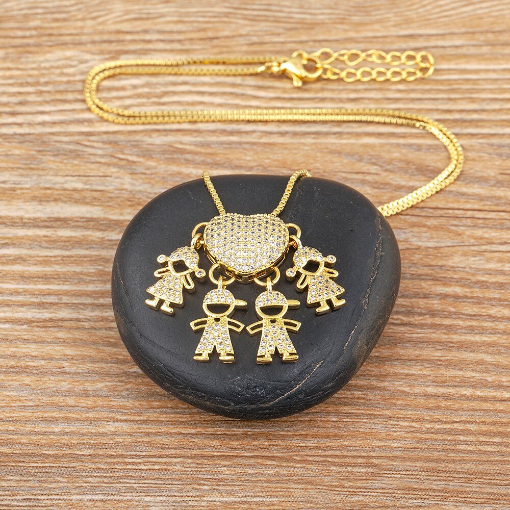 Collar Amor de Mamá - 1 a 5 colgantes - Hipnotelia