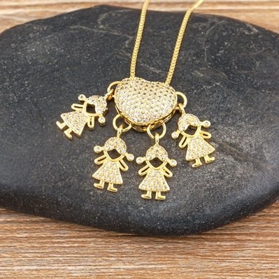 Collar Amor de Mamá - 1 a 5 colgantes - Hipnotelia