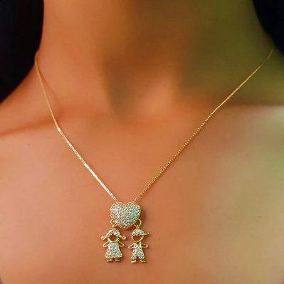 Collar Amor de Mamá - 1 a 5 colgantes - Hipnotelia