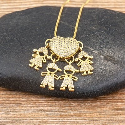 Collar Amor de Mamá - 1 a 5 colgantes - Hipnotelia