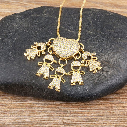 Collar Amor de Mamá - 1 a 5 colgantes - Hipnotelia