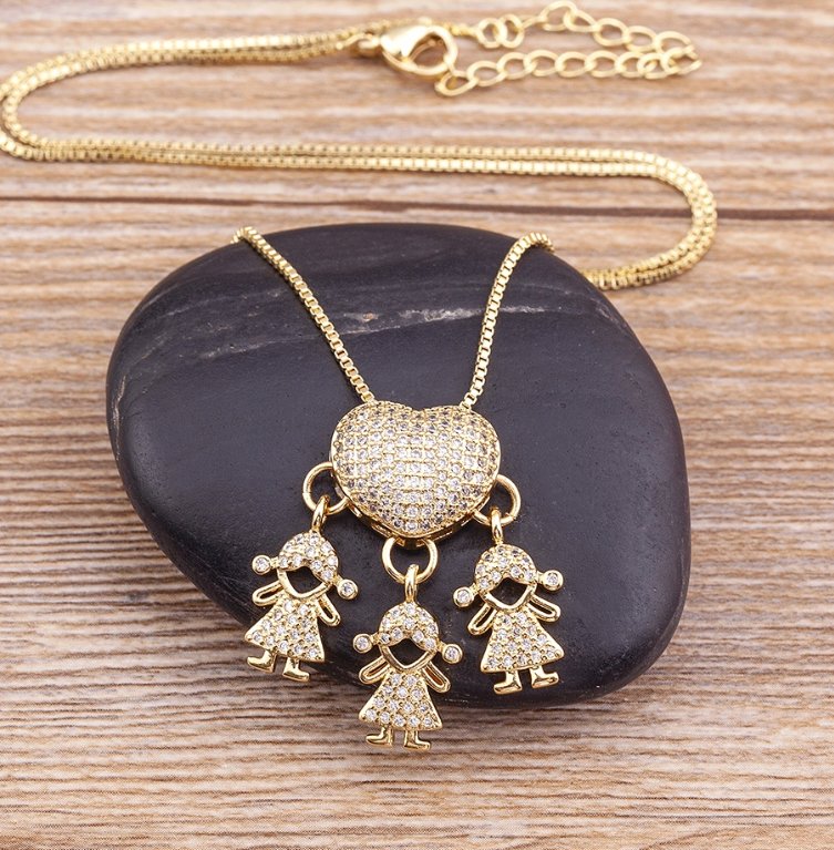Collar Amor de Mamá - 1 a 5 colgantes - Hipnotelia