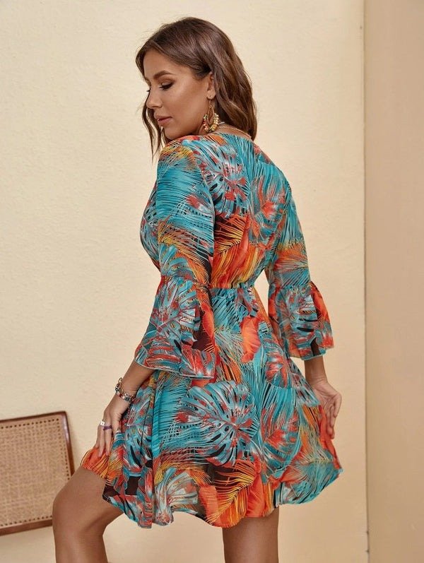 Kimono playa estampado - Hipnotelia