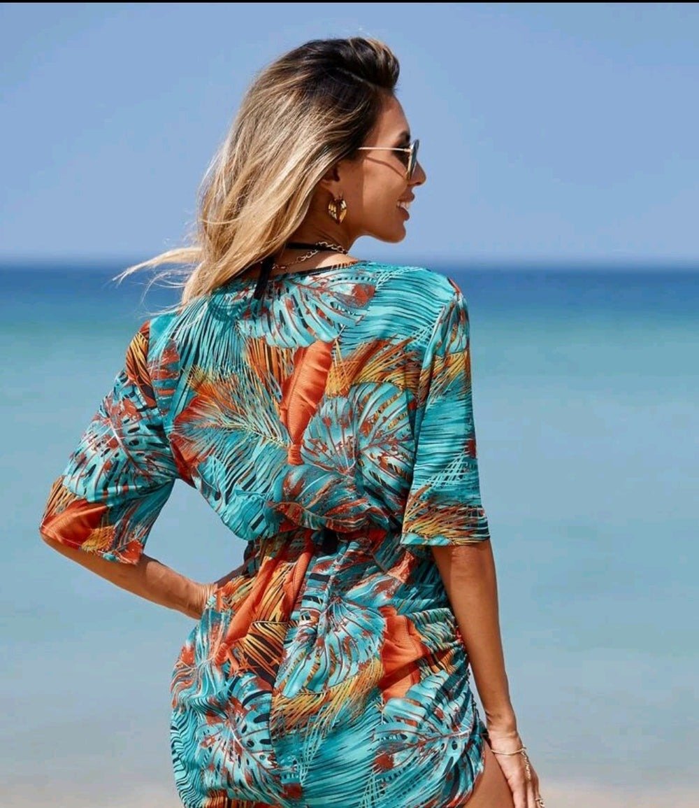 Kimono playa estampado - Hipnotelia