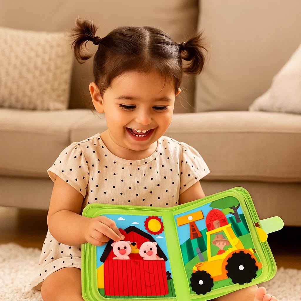 Libro educativo de cuentos de granja para niños pequeños - Hipnotelia