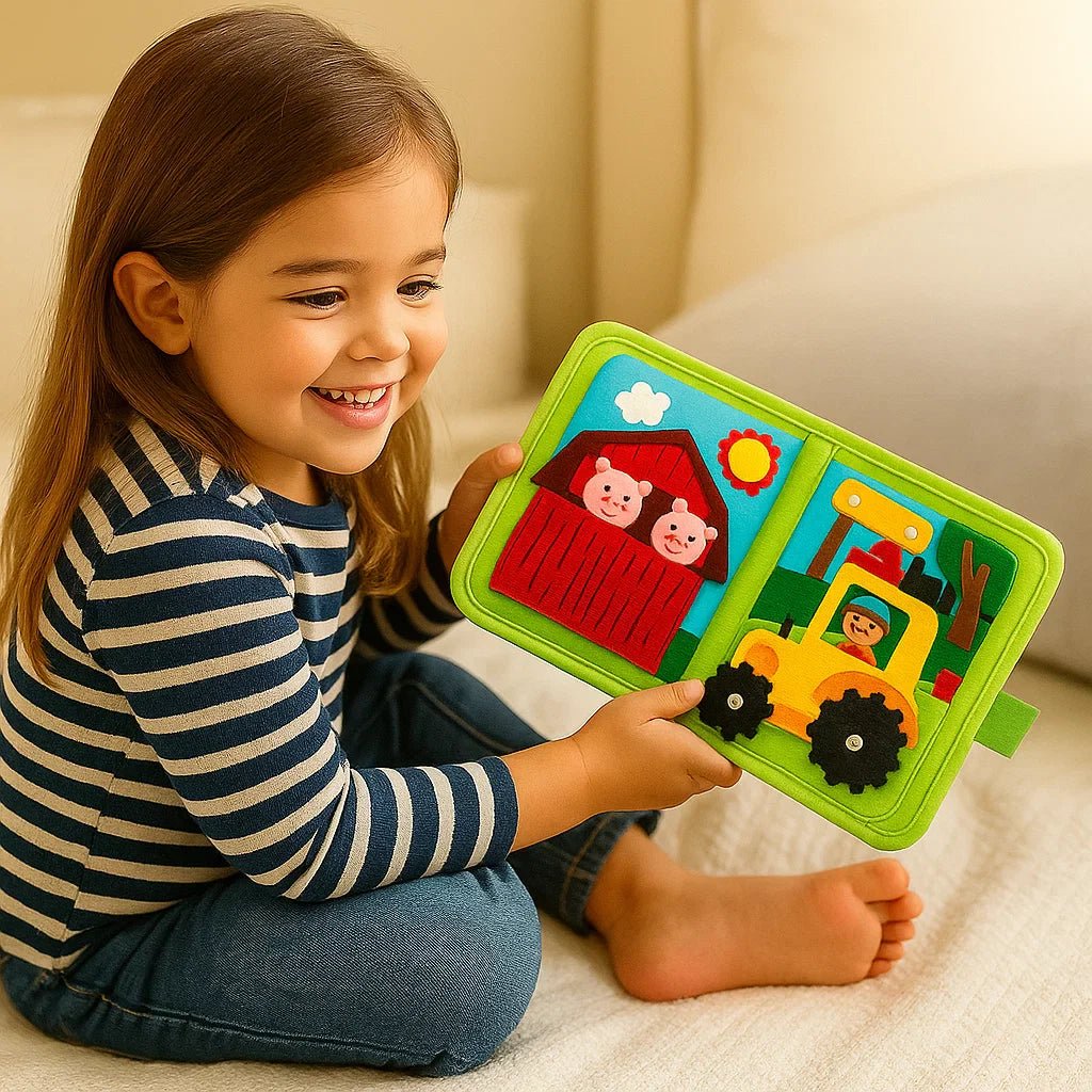 Libro educativo de cuentos de granja para niños pequeños - Hipnotelia