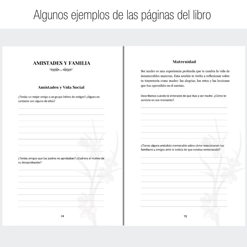 Libro - Mamá, Cuéntame Tu Historia - Hipnotelia