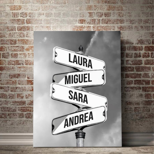 Lienzo personalizado "Familia" - Hipnotelia
