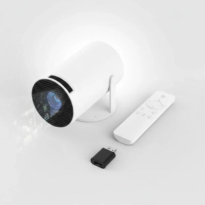Proyector Portátil 4K - Cine en Casa 180° 🎬 - Hipnotelia
