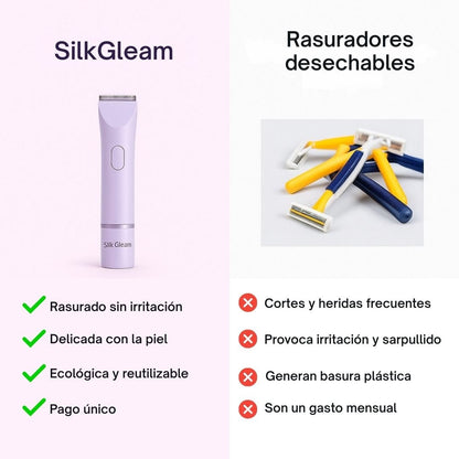 Rasuradora Eléctrica SilkGleam 2 en 1 - Hipnotelia
