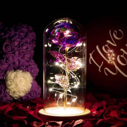 Rosa Encantada con Luces LED - Hipnotelia