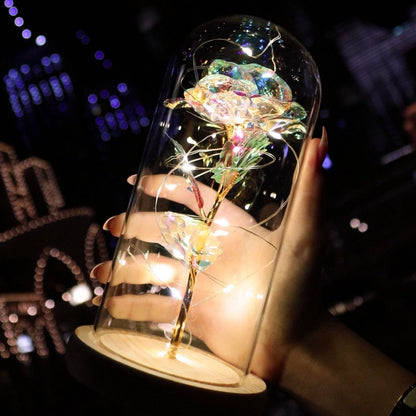 Rosa Encantada con Luces LED - Hipnotelia