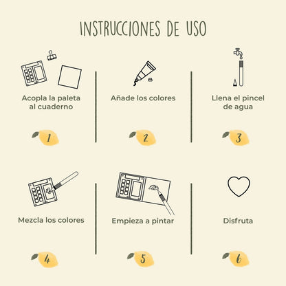 Set de Mini - Acuarelas - Hipnotelia