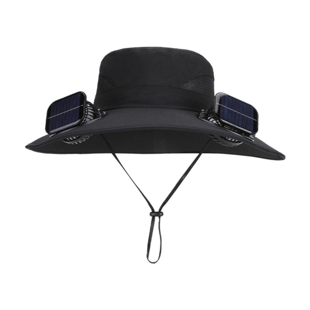 Sombrero con Ventilador Solar Doble - Hipnotelia