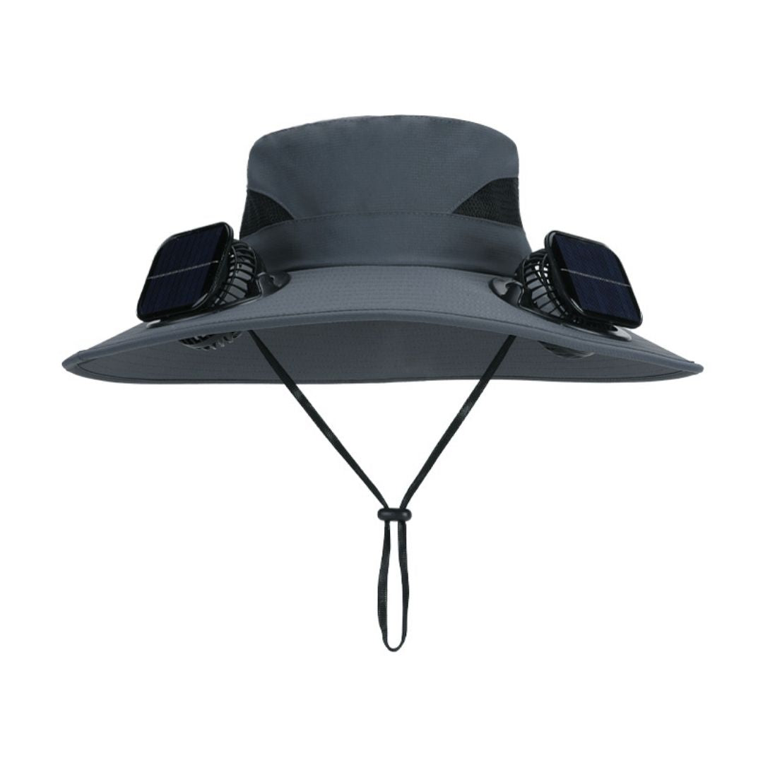 Sombrero con Ventilador Solar Doble - Hipnotelia