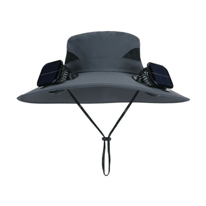 Sombrero con Ventilador Solar Doble - Hipnotelia