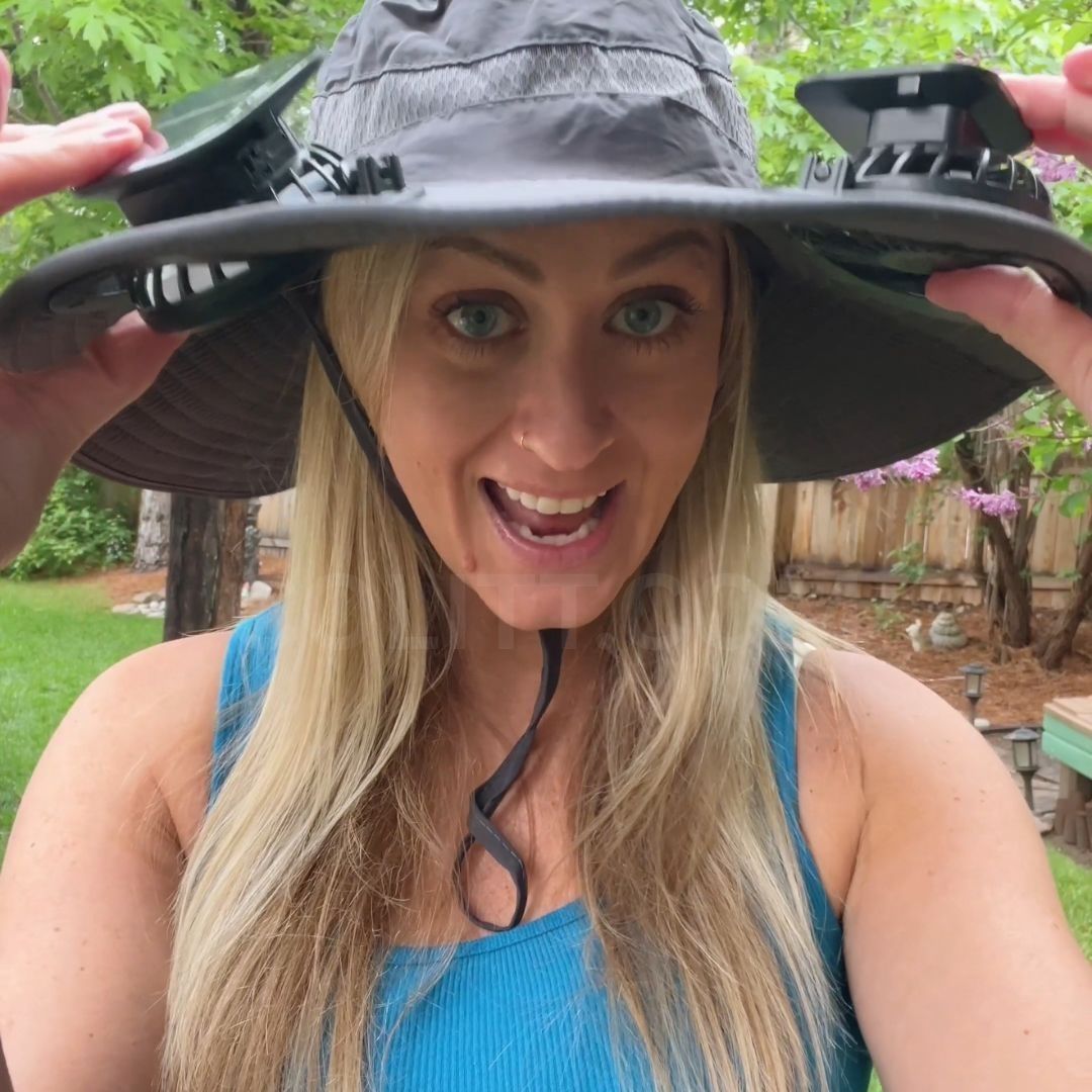 Sombrero con Ventilador Solar Doble - Hipnotelia