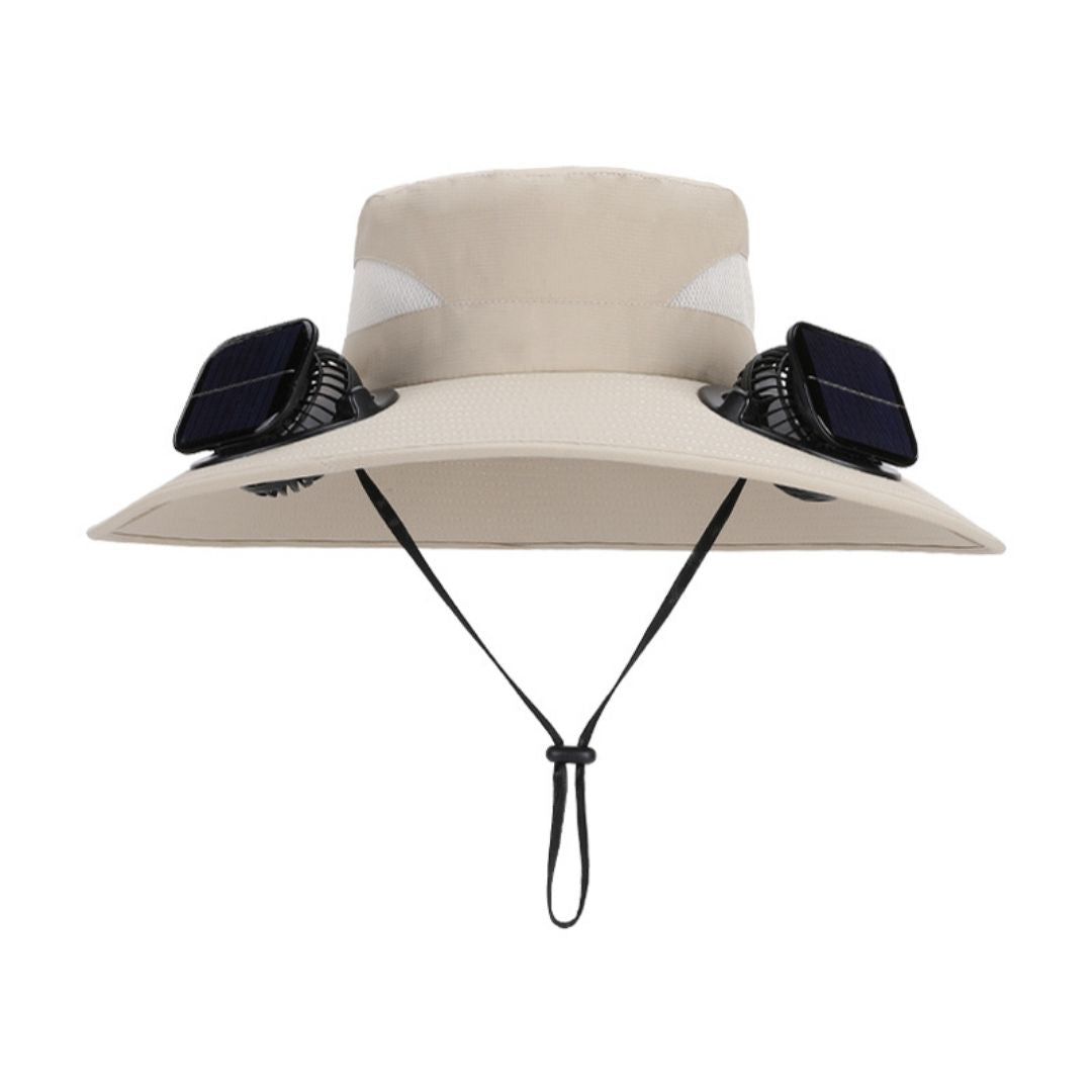 Sombrero con Ventilador Solar Doble - Hipnotelia