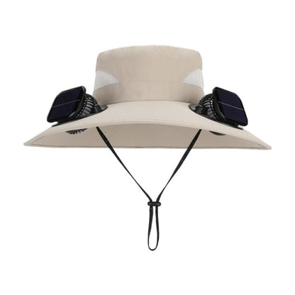 Sombrero con Ventilador Solar Doble - Hipnotelia