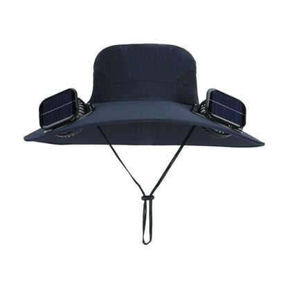 Sombrero con Ventilador Solar Doble - Hipnotelia