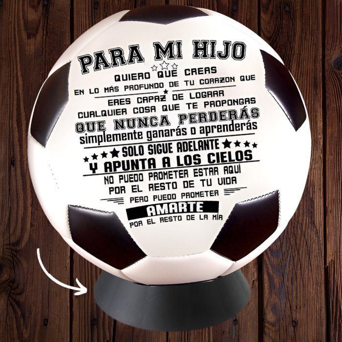 Soporte original para balones de fútbol - Hipnotelia