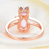 Anillo de gato de piedra rosada - Hipnotelia
