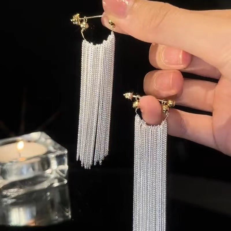 Aretes de cadenas largas - Hipnotelia