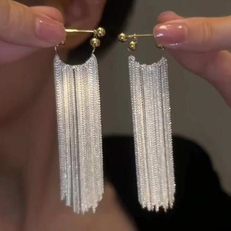 Aretes de cadenas largas - Hipnotelia