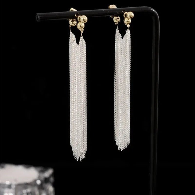 Aretes de cadenas largas - Hipnotelia