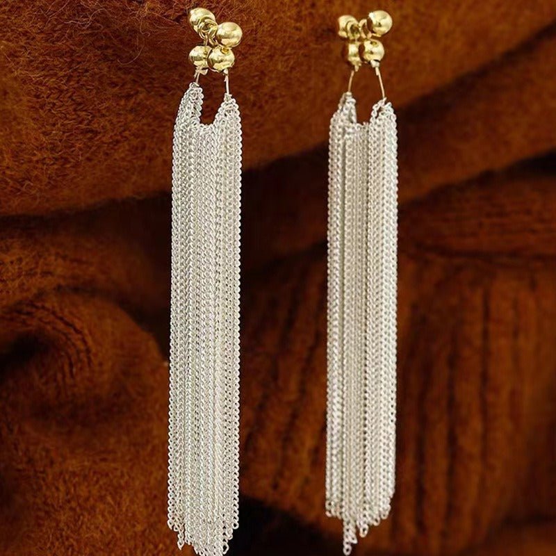 Aretes de cadenas largas - Hipnotelia