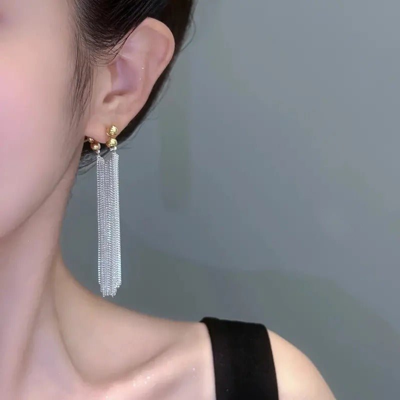 Aretes de cadenas largas - Hipnotelia