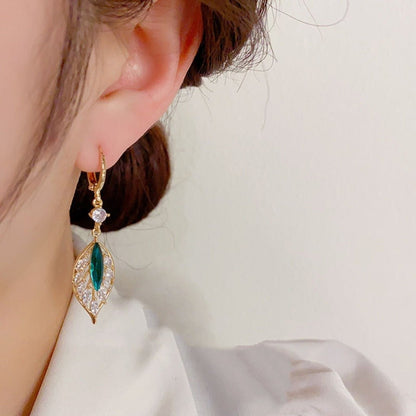 Aretes de hojas brillantes - Hipnotelia
