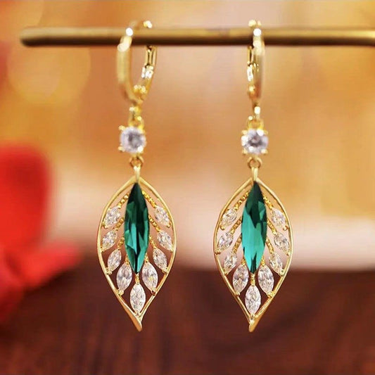 Aretes de hojas brillantes - Hipnotelia
