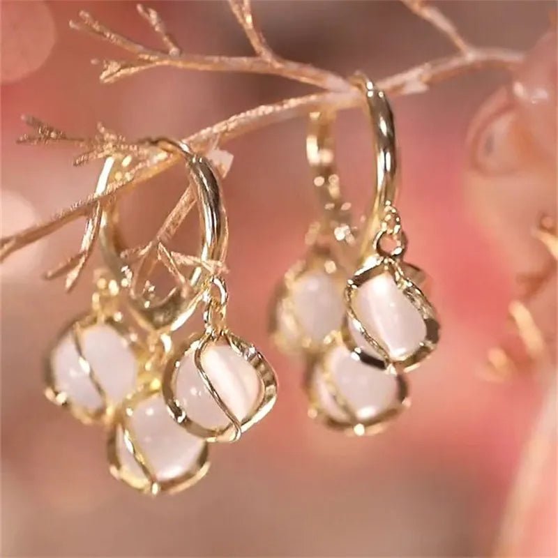 Aretes de ojo de gato - Hipnotelia