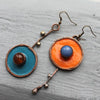 Colgantes circulares vintage pintados a mano - Hipnotelia
