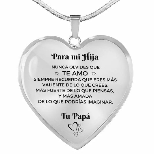 Collar con colgante Para mi Hija - De Papá - Hipnotelia