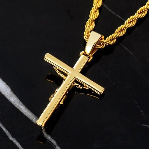 Collar crucifijo® (Crucifijo y Collar Incluidos) - Hipnotelia